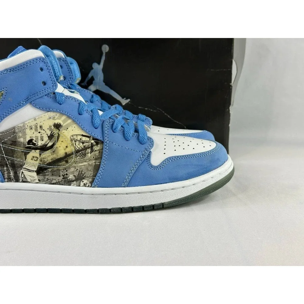 Nike Air Jordan 1 Retro Alpha 'White University Blue' 2007 316269-142 Size 12